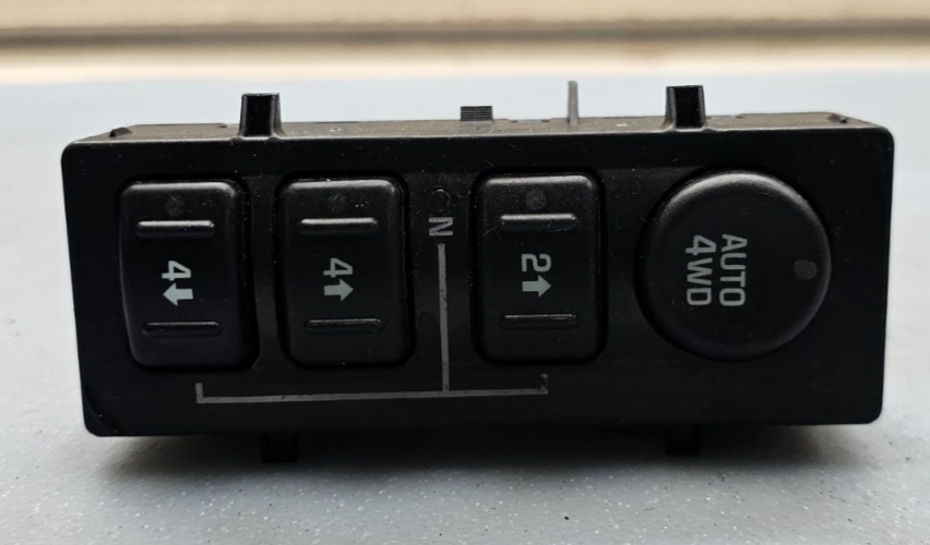 🔥03-07 Silverado Sierra 4WD Four Wheel Drive Transfer Case Switch Assy Black