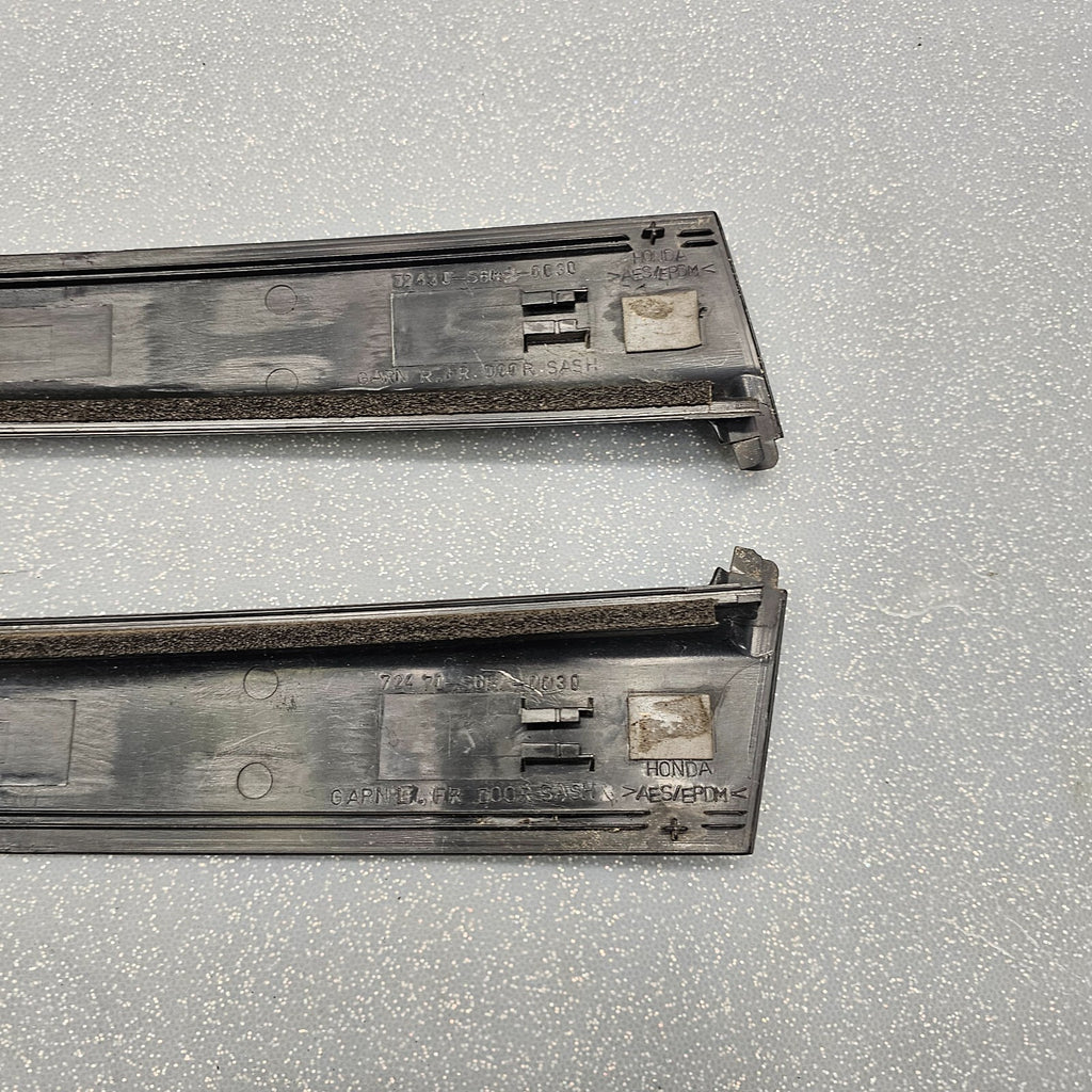 🔥02-06 ACURA RSX LEFT/RIGHT Door Sash B Pillar Garnish Trim Molding Integra OEM