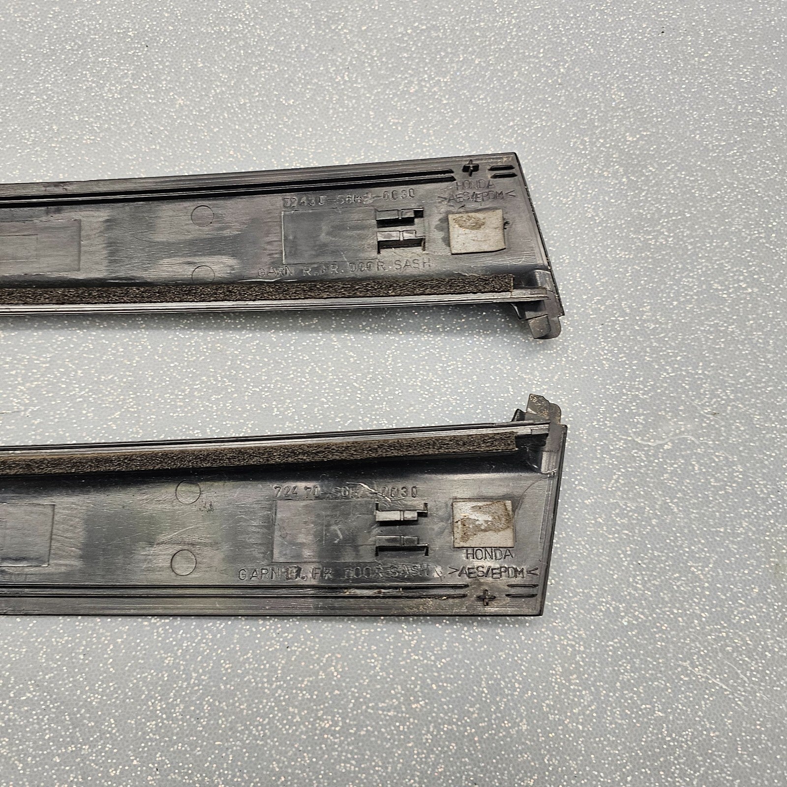 🔥02-06 ACURA RSX LEFT/RIGHT Door Sash B Pillar Garnish Trim Molding Integra OEM