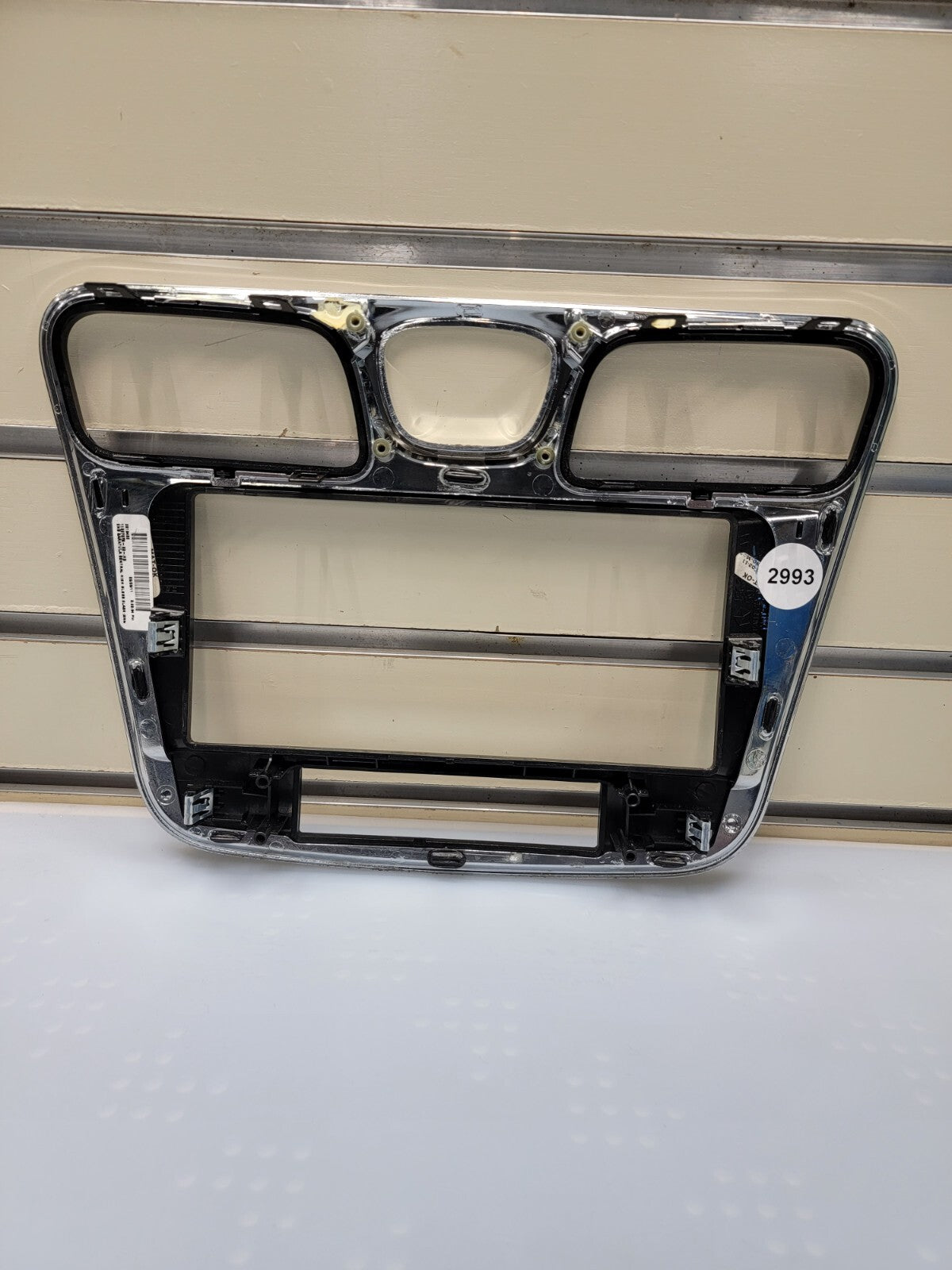 🔥11-14 Chrysler 200 Radio Climate Dash Trim Bezel with Traction Control SILVER