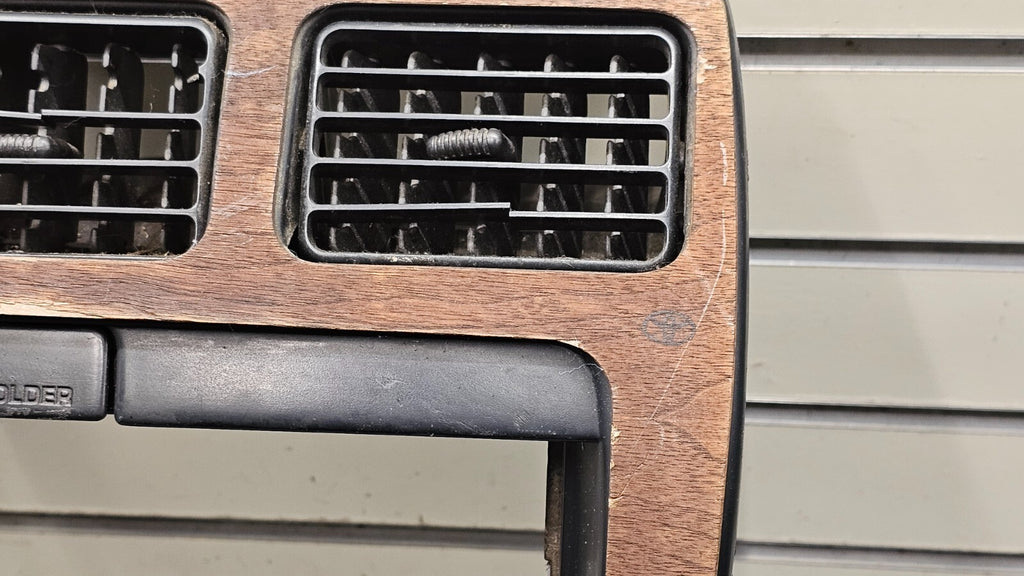 🔥96-99 Toyota 4Runner Center Dash Radio Stereo Display Climate Bezel Wood B56