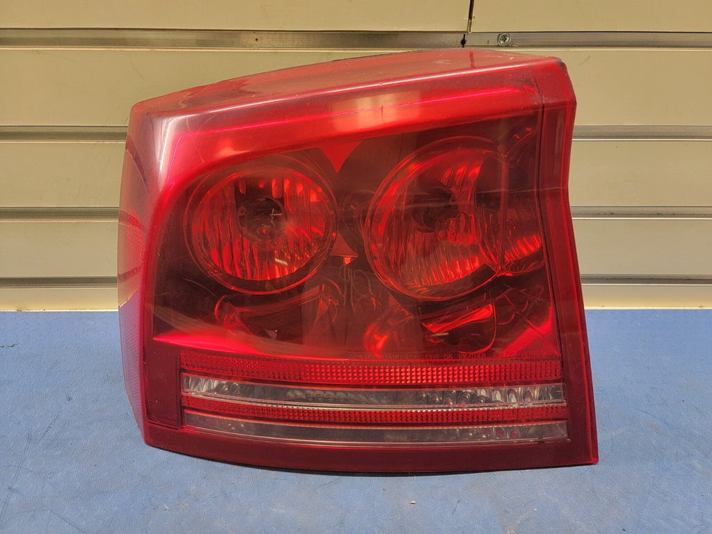 🔥06-08 Dodge Charger driver left Side Tail Light Lamp Chrome Assembly OEM