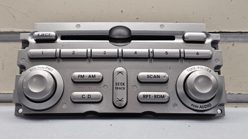 🔥08-12 Galant Dash AM FM Radio Audio Stereo Display Trim Panel Faceplate SILVER