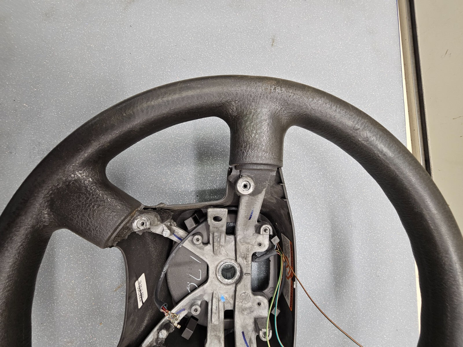 🔥02-05 Ford Explorer Steering Wheel Leather CRUISE CONTROL Assembly Black OEM