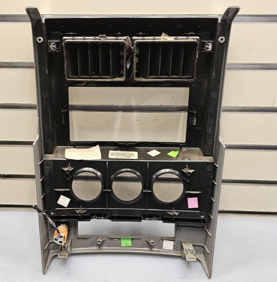 🔥08-12 Liberty Center Dash Radio Stereo Climate Trim Panel Bezel Black/Silver