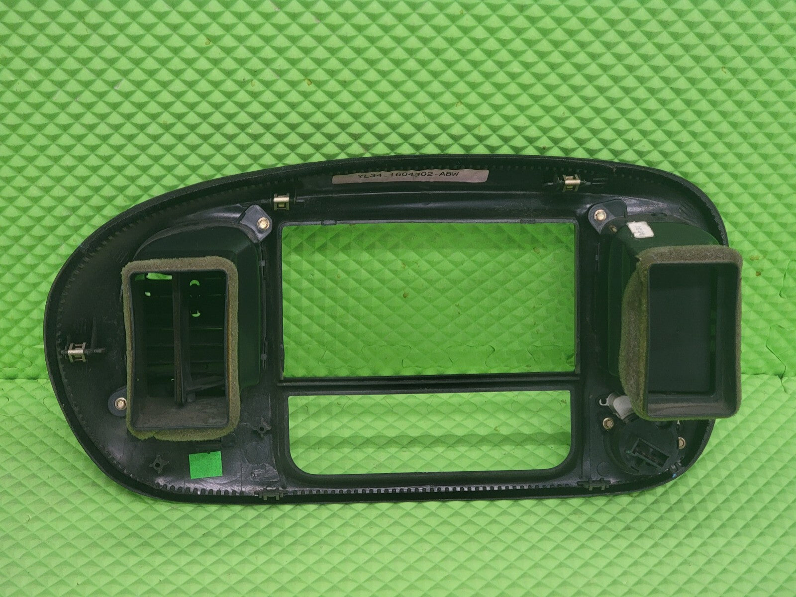 🔥97-03 Ford F150 Center Dash Radio Climate BEZEL Panel 🔴AIRBG Line Lt Tan B1