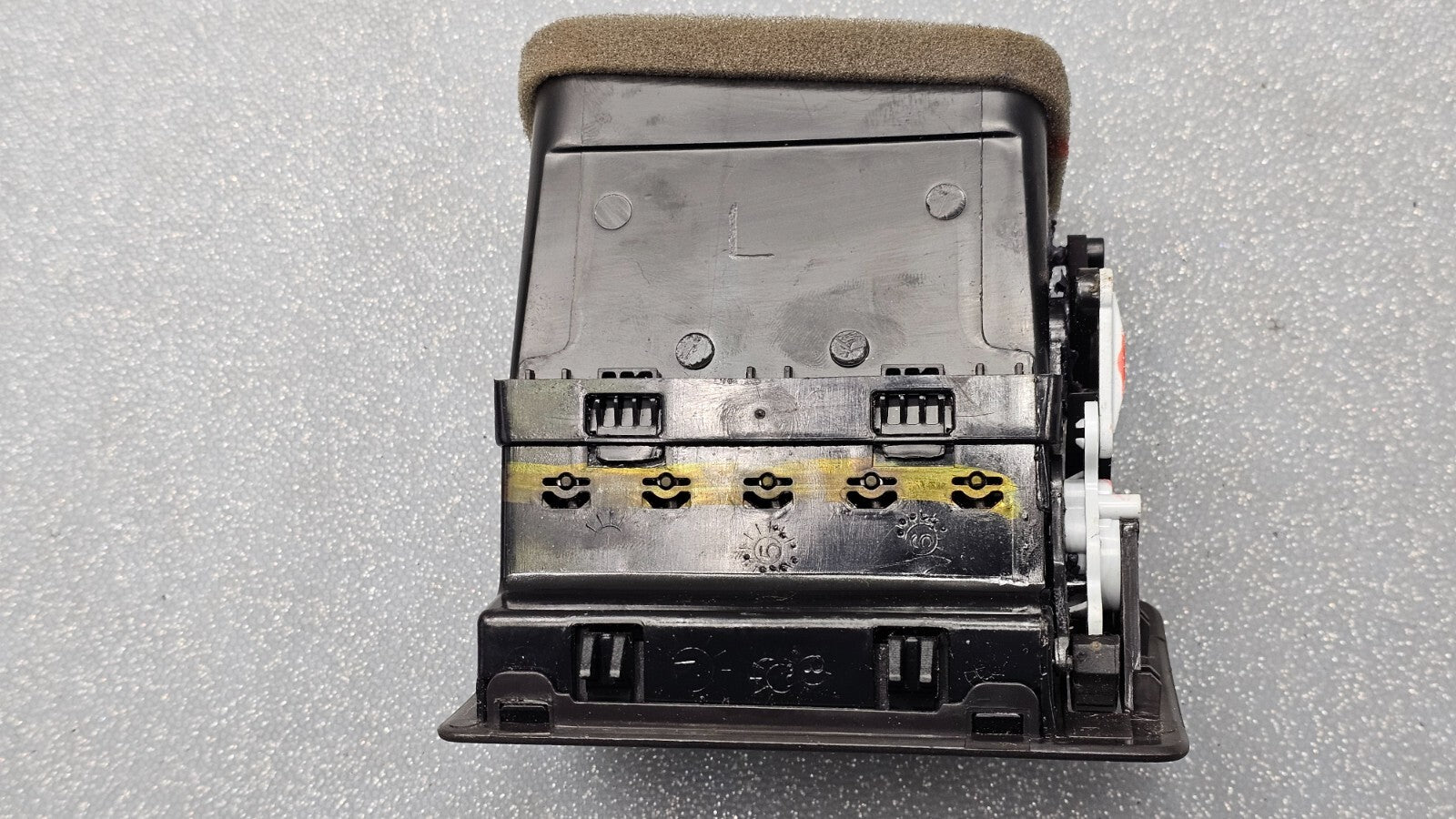 🔥 06-09 Ford Fusion Milan Dash Left Driver AC A/C Air Vent Heater Panel Black