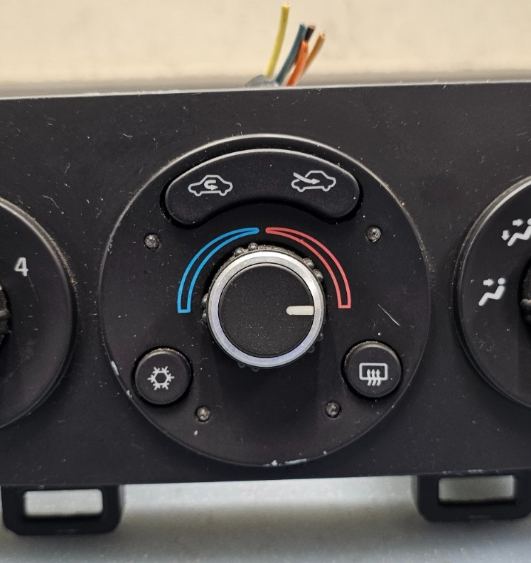 🔥04-07 Malibu Climate Control Dash AC A/C HVAC Heater Temperature Panel Black