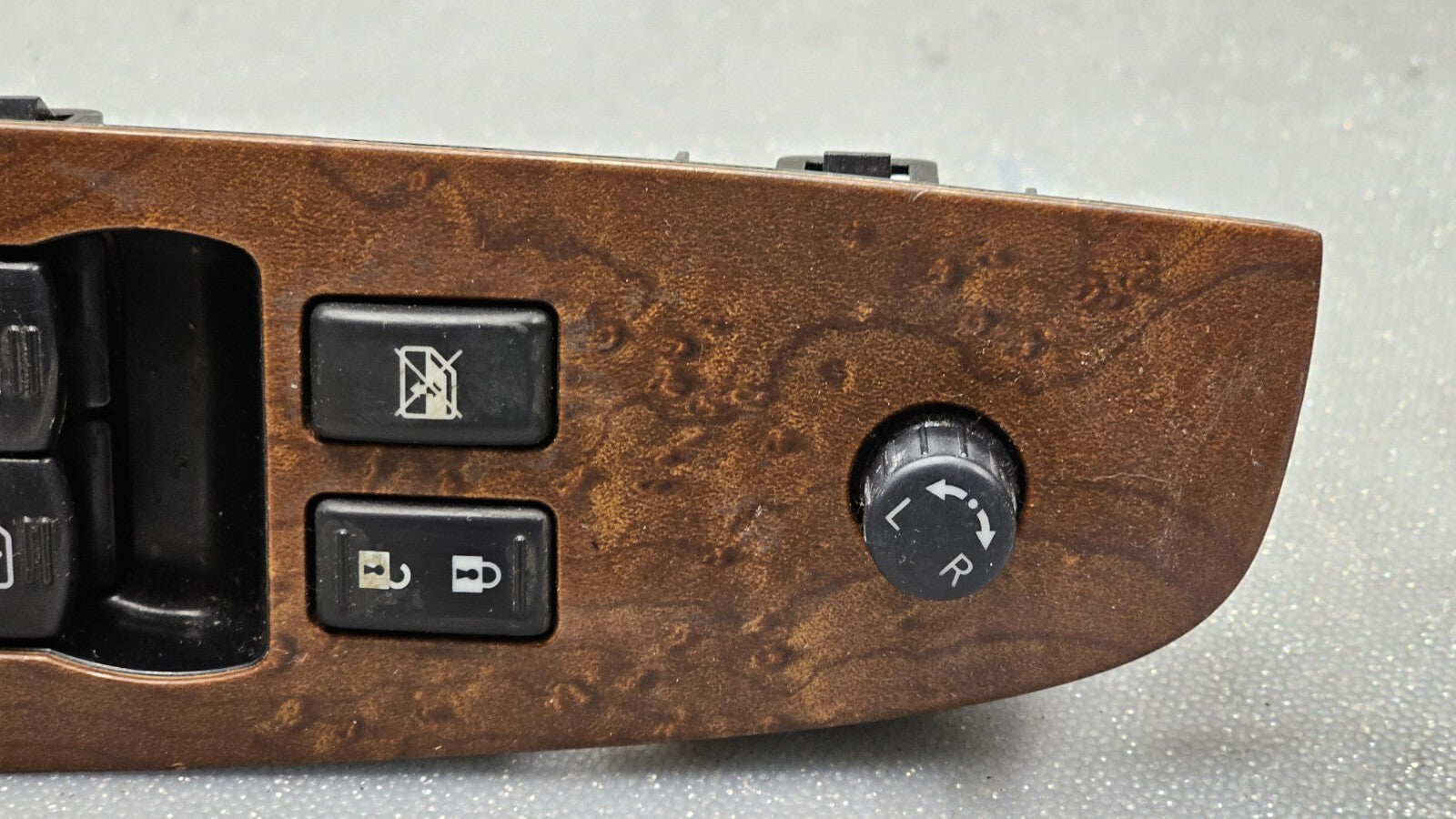 🔥07-12 ALTIMA LEFT DRIVER MASTER POWER WINDOW DOOR CONTROL SWITCH ASSEMBLY WOOD