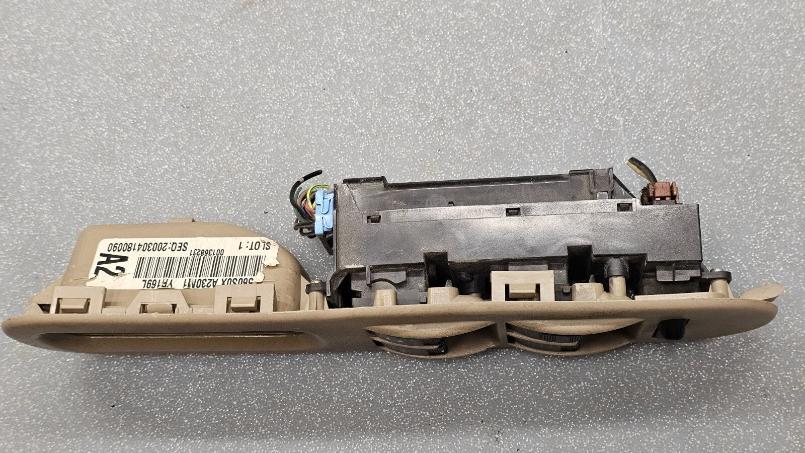 🔥99-04 Odyssey Front Left Driver Door Master Window Switch Bezel Assembly Tan