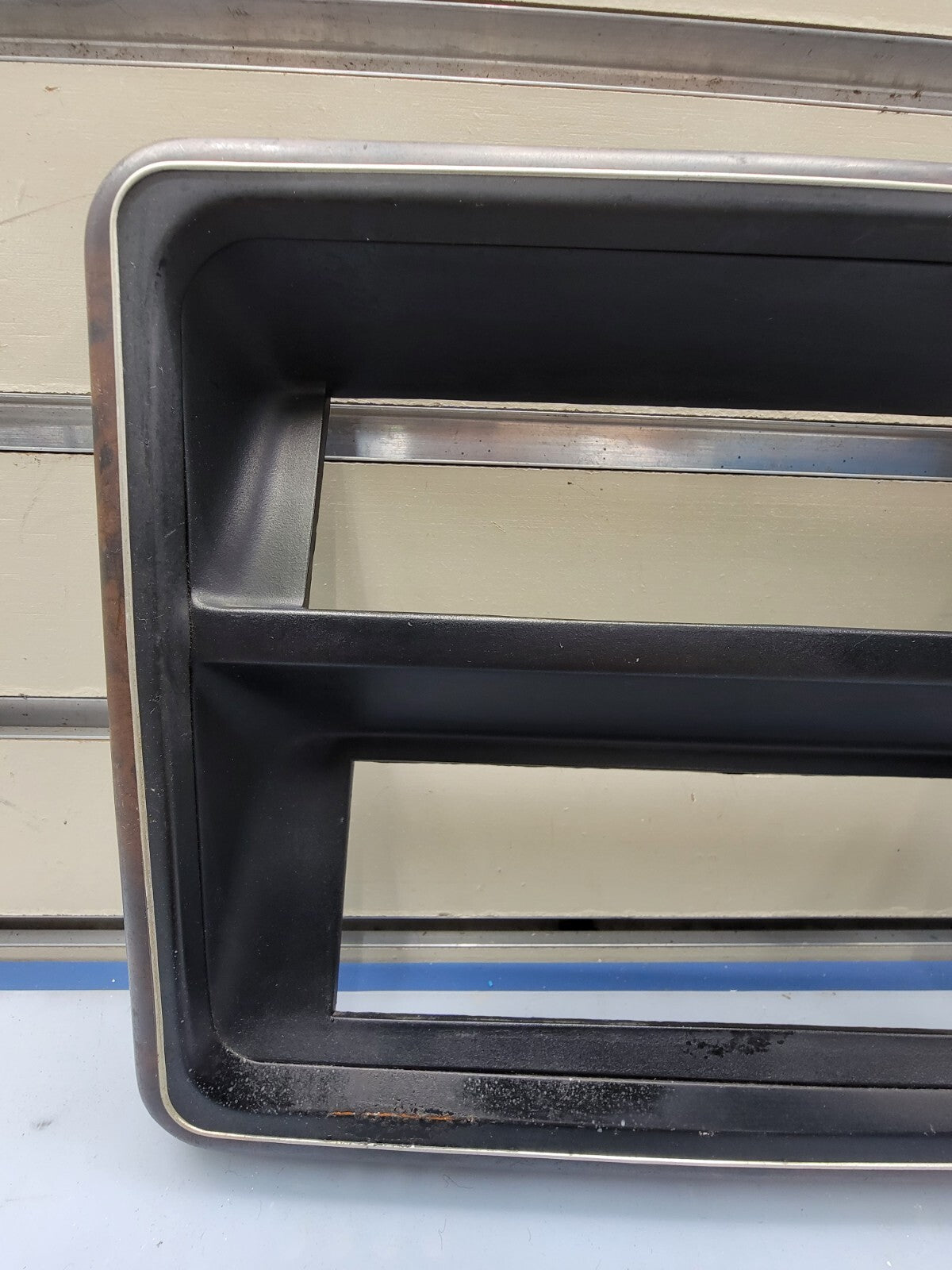 🔥87-91 Ford F150 F250 F350 Bronco Center Dash Radio Bezel Trim OEM Woodgrain