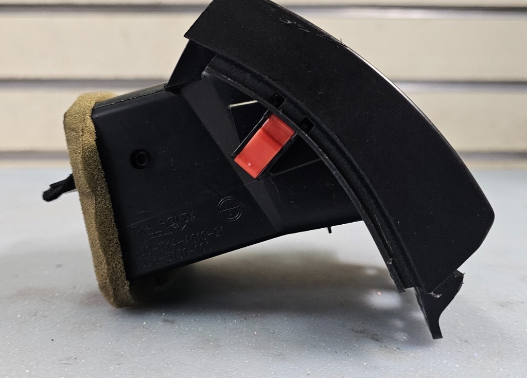 🔥09-11 ACURA TL LEFT DRIVER DASH AC A/C HVAC AIR HEATER VENT LOUVER OEM BLACK