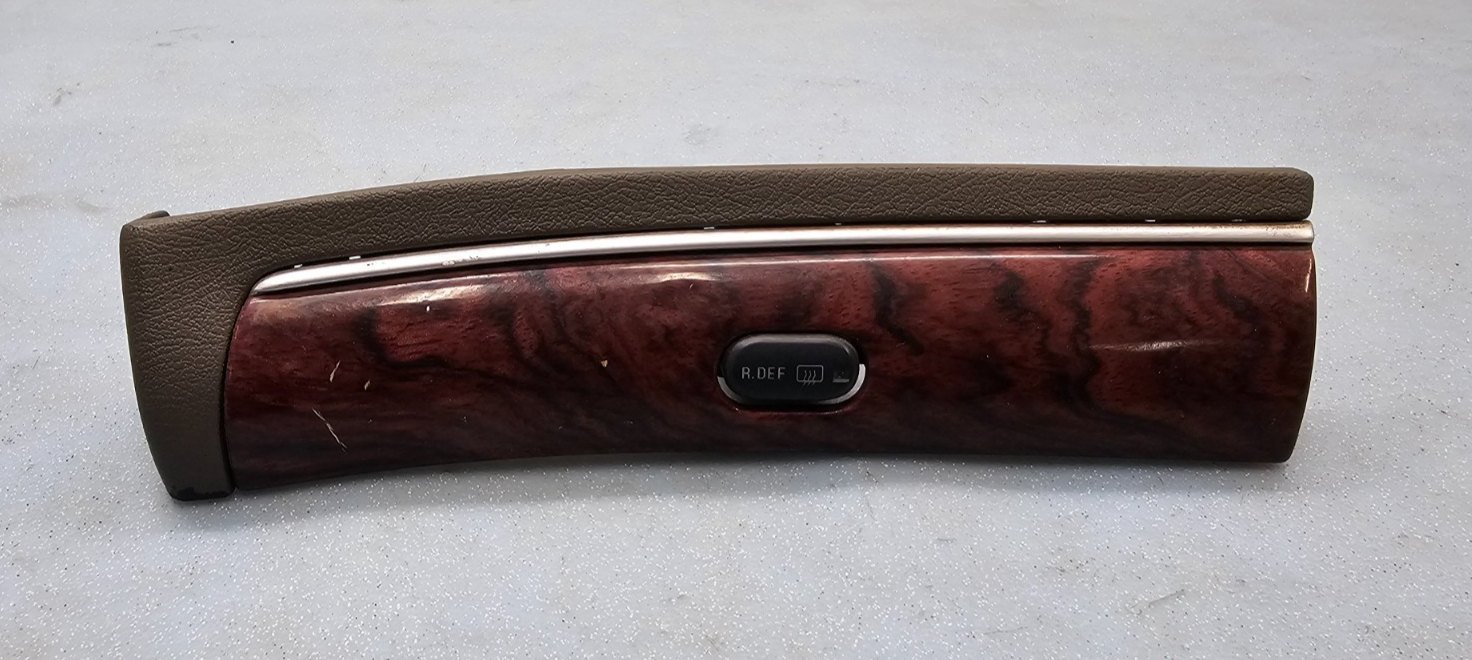 🔥95-02 Grand Marquis Rear Defrost Switch Bezel Trip Panel Wood OEM