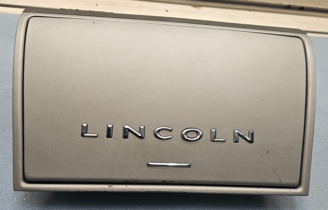 🔥03-05 Lincoln Aviator Radio Navigation Door Dash Trim Bezel Silver Granite B79