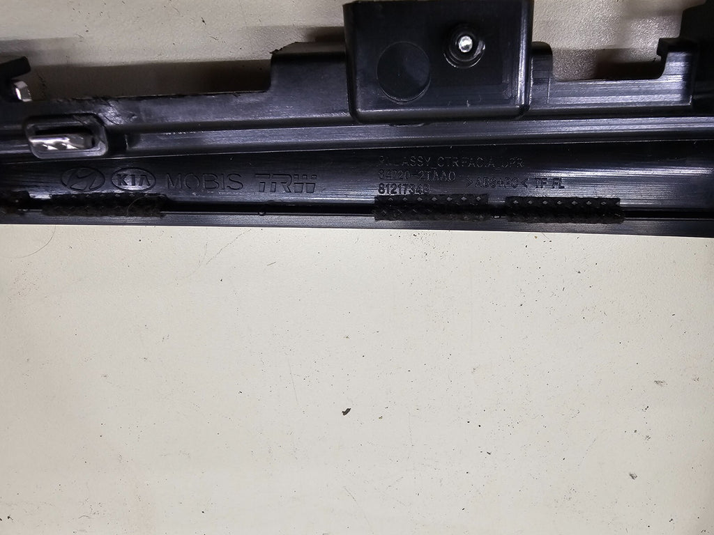 14-15 KIA OPTIMA CENTER FRONT DASH RADIO SURROND BEZEL TRIM PANEL ASSEMBLY BLACK
