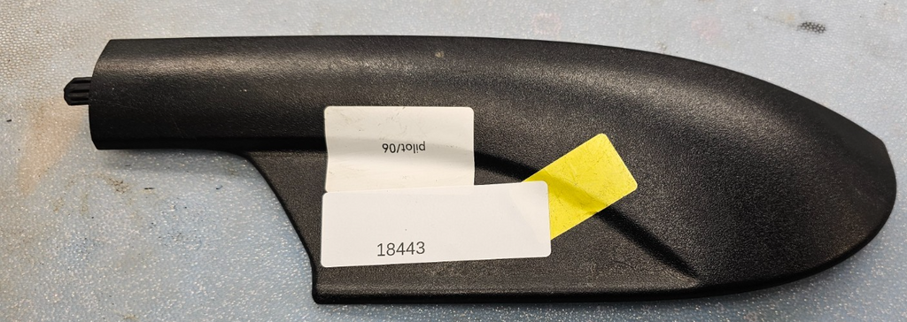 🔥03-08 Honda Pilot Passenger Side Front Roof Rail End Cap Rack Genuine Black