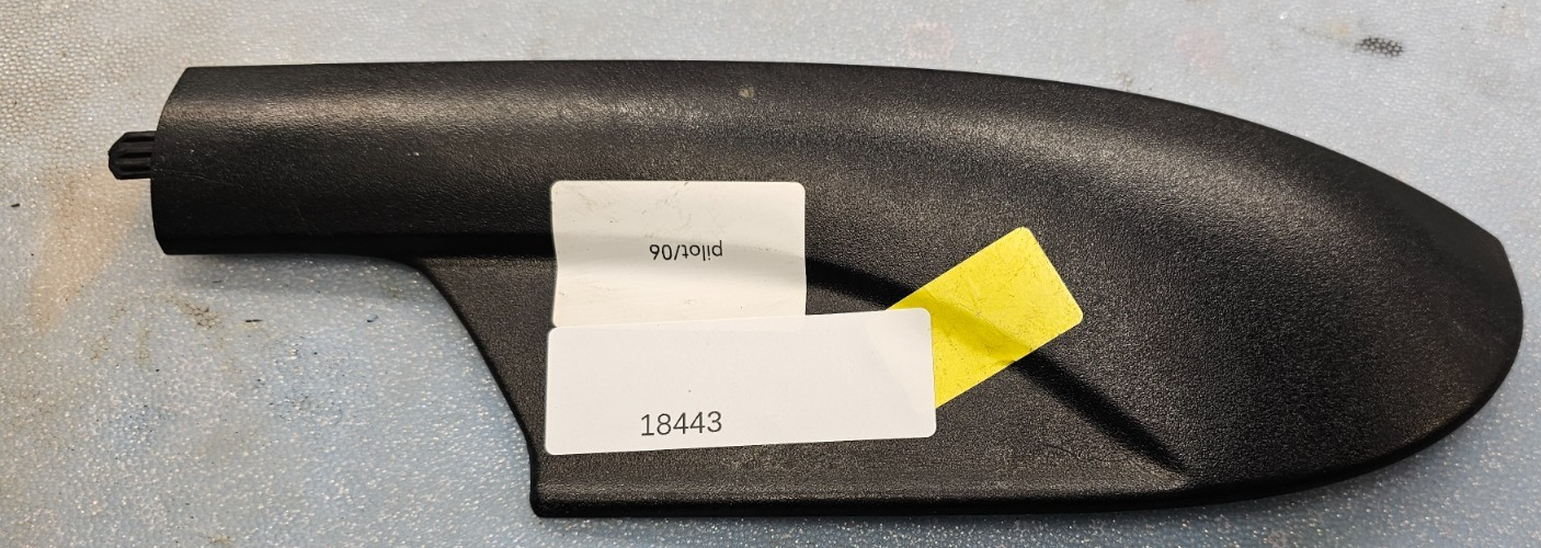 🔥03-08 Honda Pilot Passenger Side Front Roof Rail End Cap Rack Genuine Black