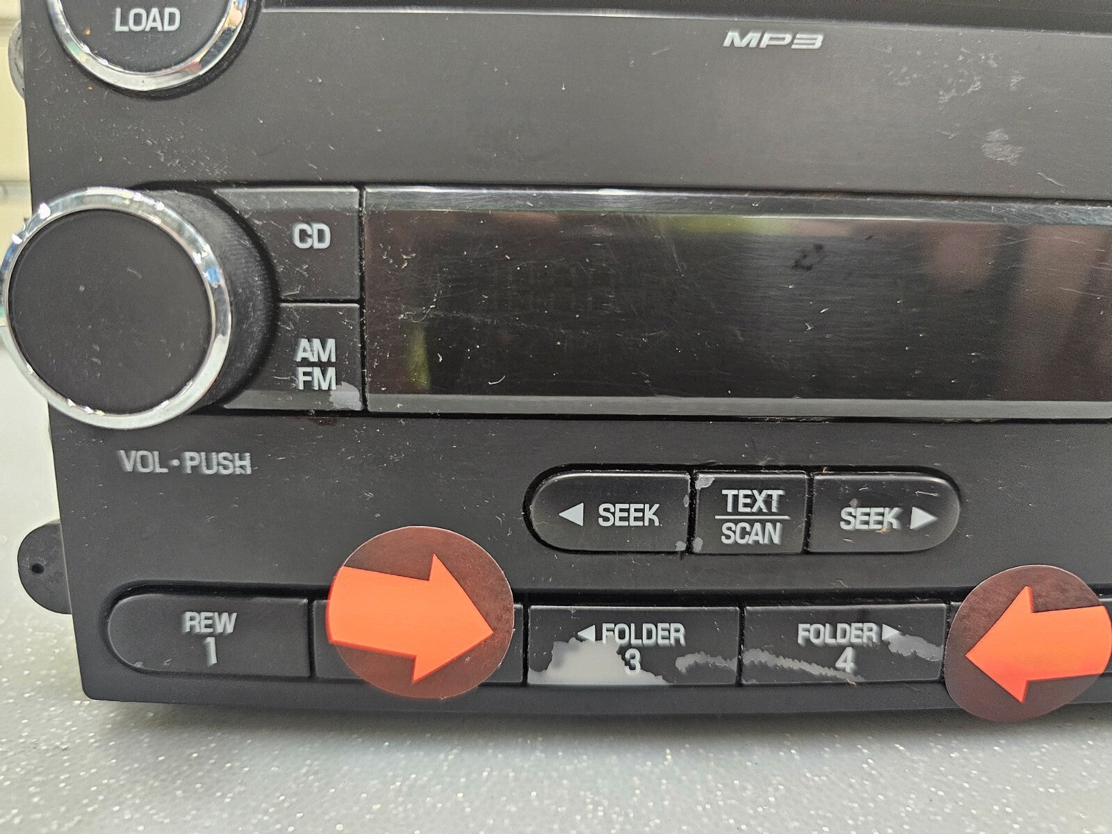 🔥07-10 Ford Edge Dash AM FM AUX MP3 Radio Stereo Receiver CD Player OEM