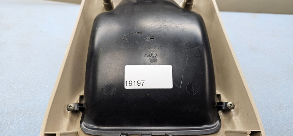 🔥98-02 Dodge RAM Front Overhead Console DOME Map Light Lamp Roof Storage Tan