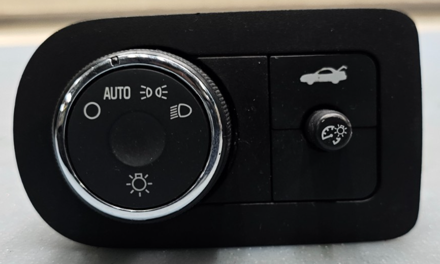 🔥06-12 CHEVY IMPALA DASH HEADLIGHT HEADLAMP DIMMER TRUNK CONTROL SWITCH BLACK
