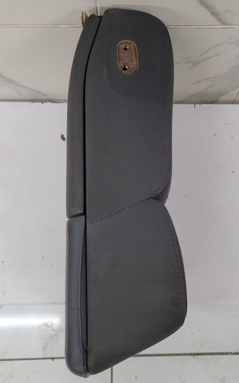 04-08 Ford F-150 Jump Seat Center Console Armrest Cup Holder Cloth Dark Gray JS1