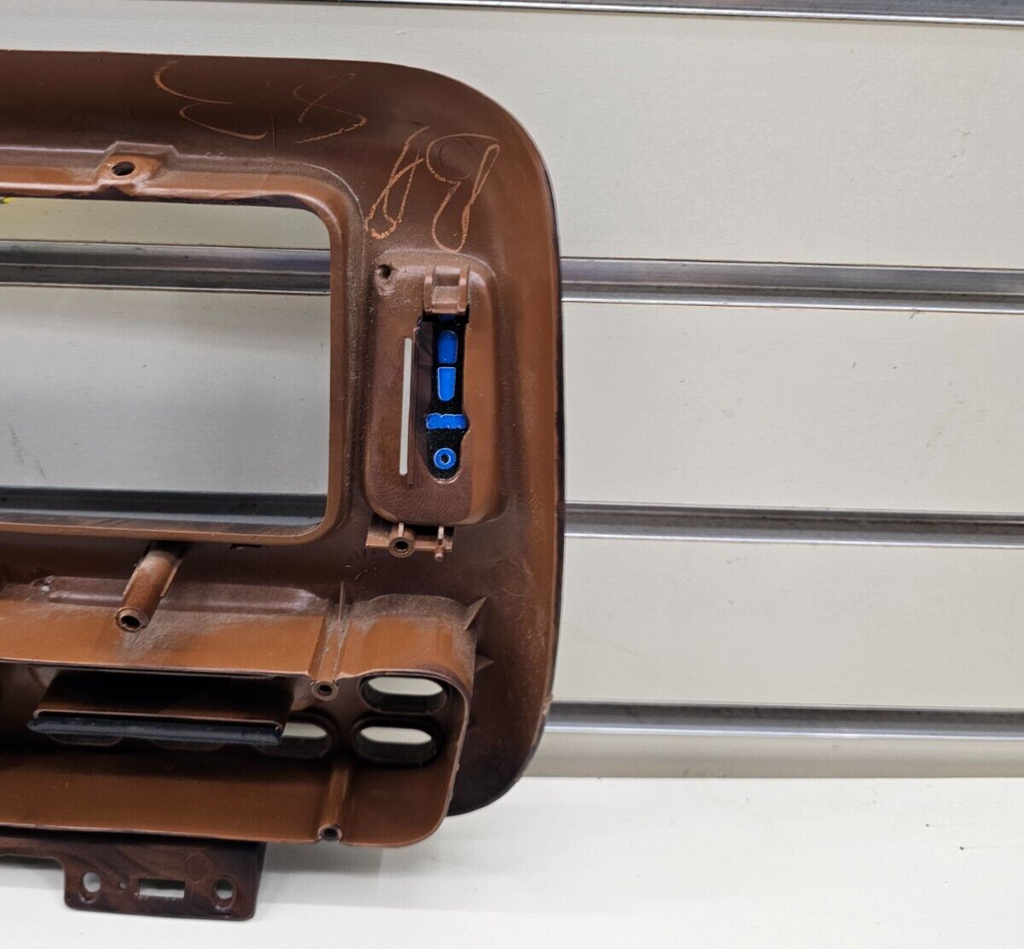 🔥96-00 Caravan Town Country Dash Climate Control Radio Bezel Trim Panel WOOD