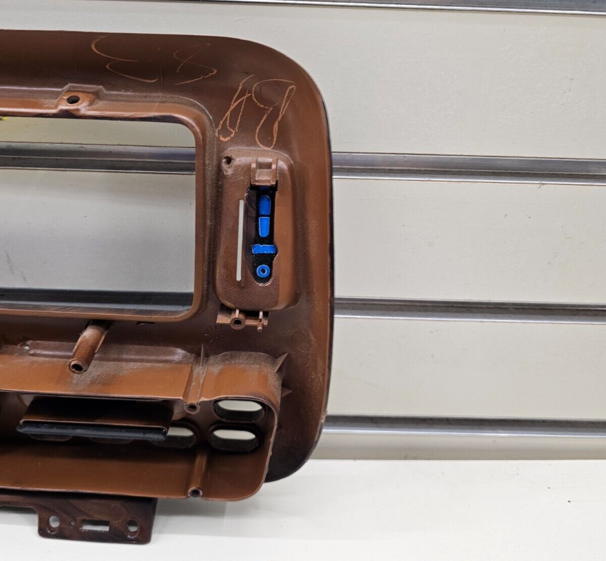 🔥96-00 Caravan Town Country Dash Climate Control Radio Bezel Trim Panel WOOD