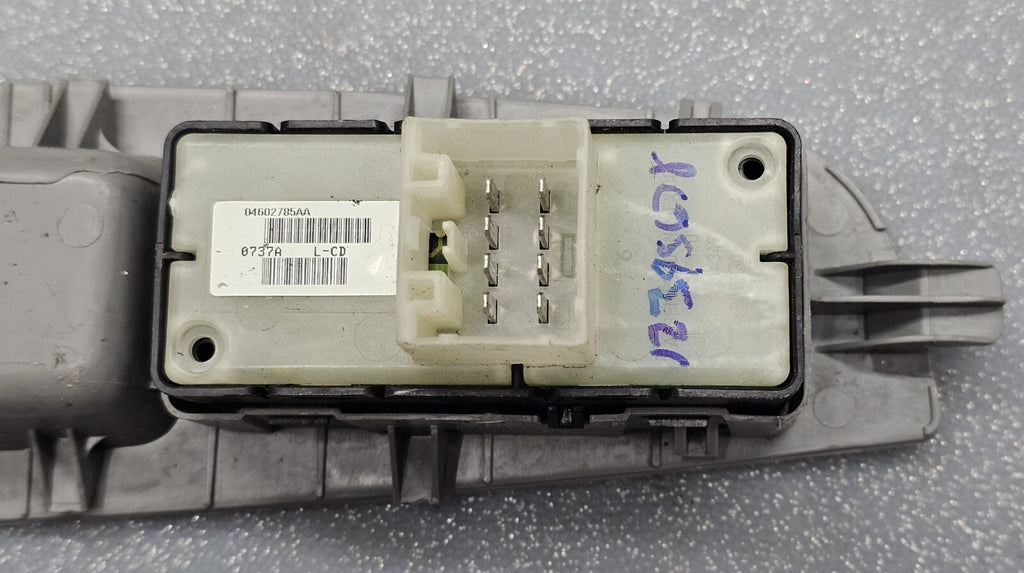 07-11 Charger Dakota Chrysler 200 300 Right Passenger Power Window Switch Gray