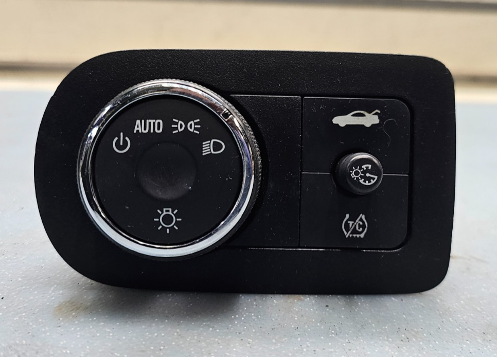 🔥06-12 CHEVY IMPALA DASH HEADLIGHT HEADLAMP DIMMER TRUNK CONTROL SWITCH BLACK