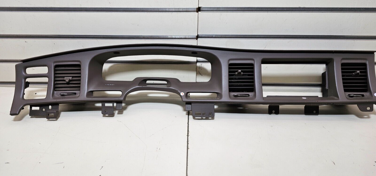 🔥95-97 Town Car Dash Speedometer Instrument Cluster Radio Bezel Panel DK GRAY
