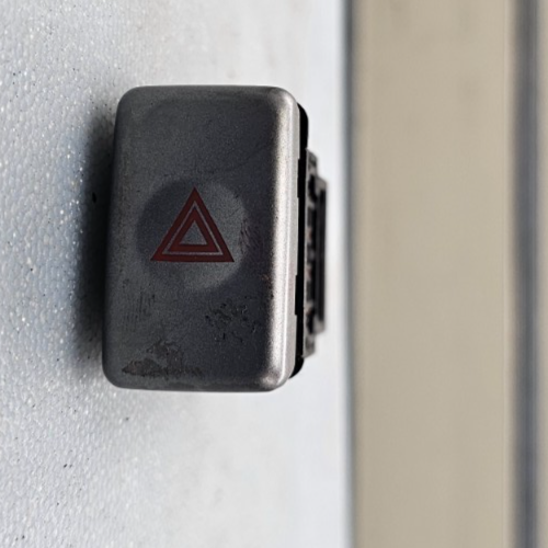 🔥03-08 Subaru Forester Emergency Light Hazard Switch Control Button Silver OEM