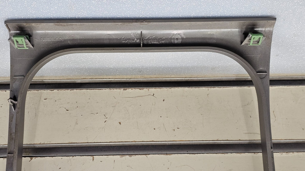 05-12 Pathfinder Center Console Gear Shifter Shift Trim Bezel Cover Panel Silver