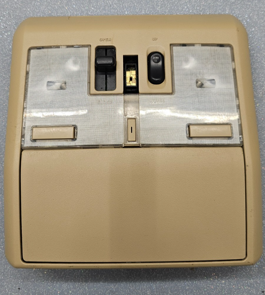 🔥04-08 Nissan Maxima Overhead Console Dome Map Light Switch Holder Assembly Tan