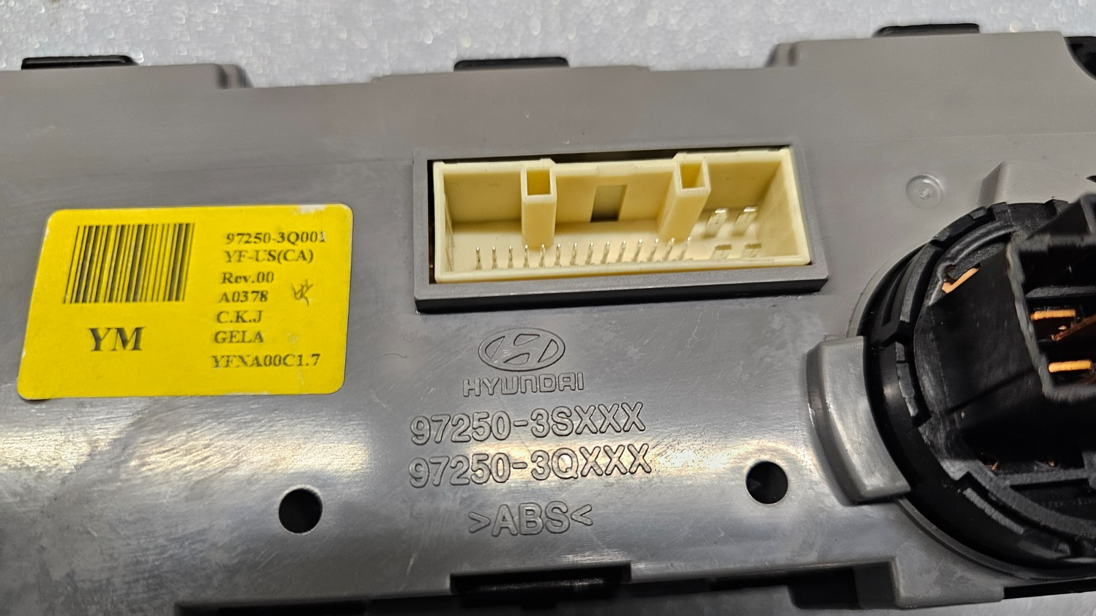 11-13 Hyundai Sonata Heater Temperature Climate Control Panel Unit Conditioning