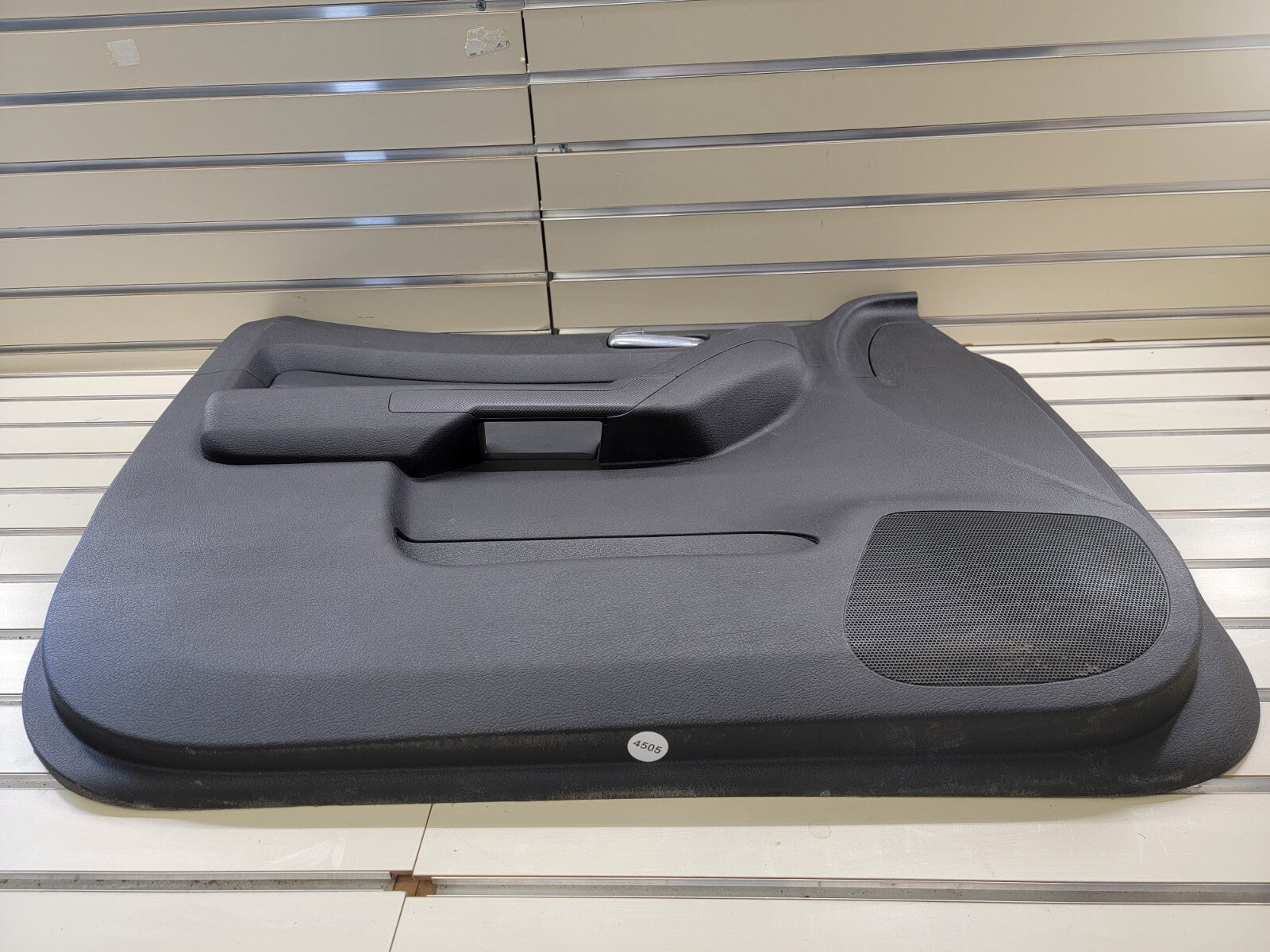 06-10 HUMMER H3 driver LEFT FRONT DOOR TRIM PANEL BLACK OEM