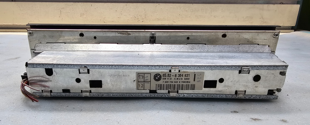 🔥97-03 BMW E39 5-Series On Board Radio Info Multi Display Black
