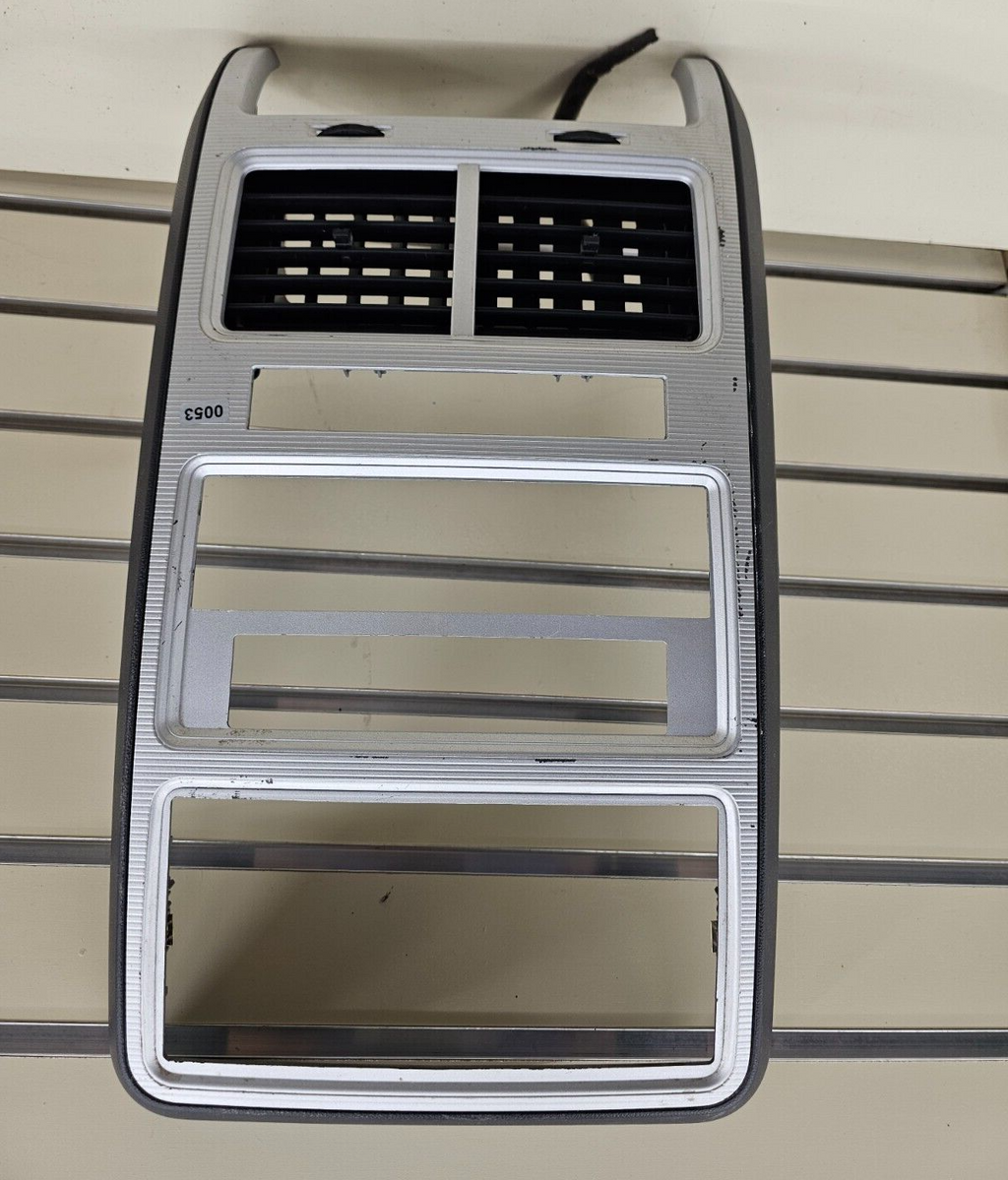 🔥09-10 DODGE JOURNEY Center DASH Radio Stereo TRIM BEZEL Climate Panel SILVER
