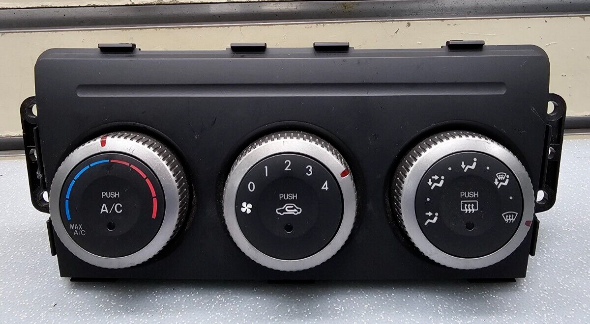 09-13 Mazda 6 Dash AC Heater Temperature Climate Control Air Conditioner