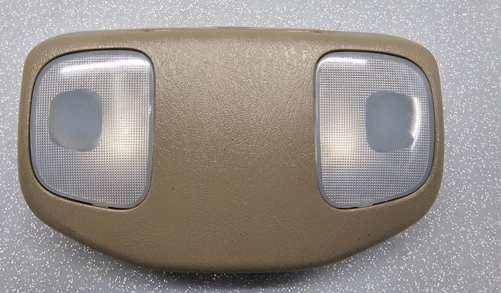 🔥98-01 Nissan Frontier Xterra OVERHEAD CONSOLE MAP DOME INTERIOR LIGHT LAMP TAN