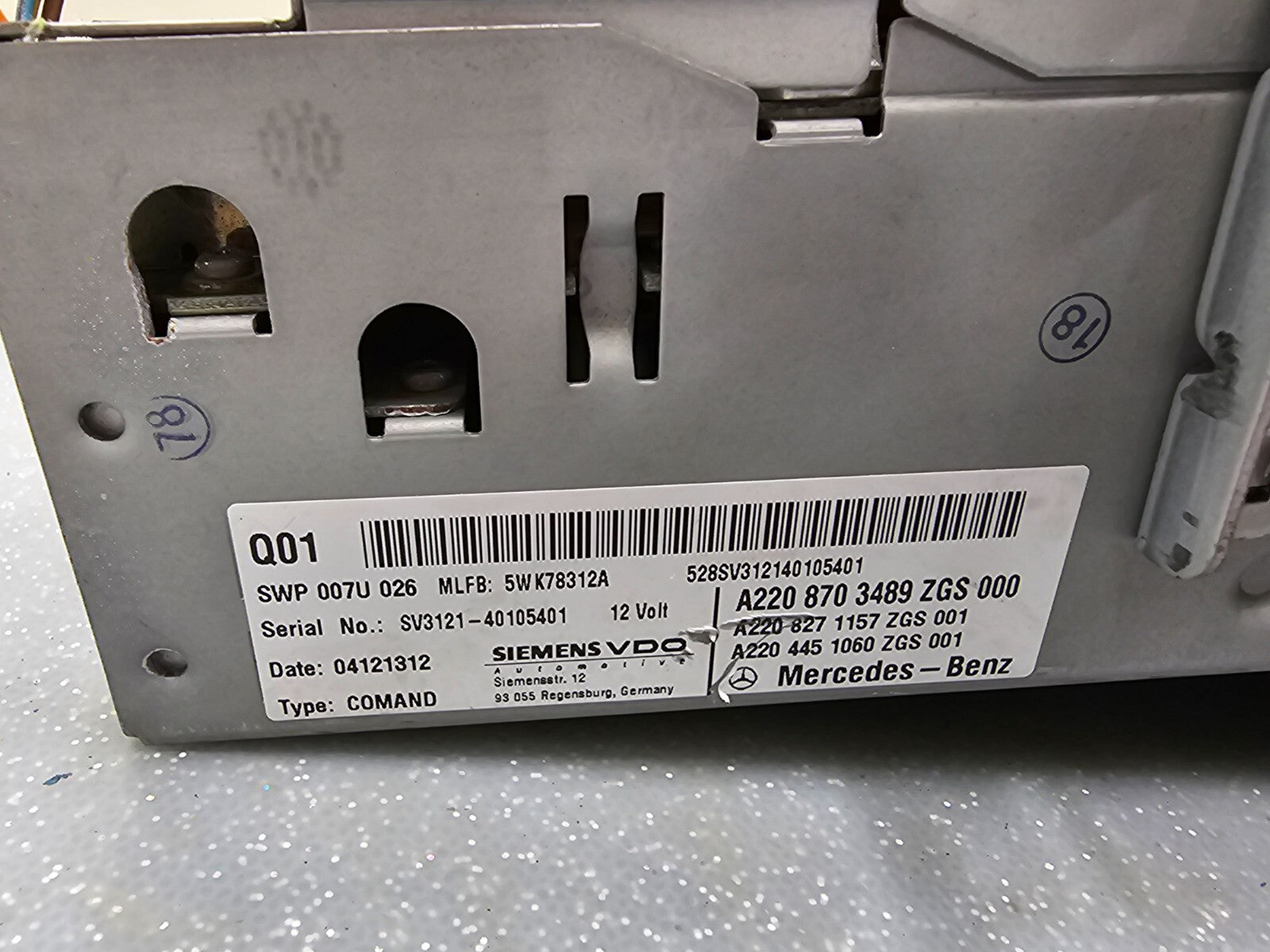 🔥04-06 Mercedes W211 W219 R350 Head Unit Navigation Radio OEM