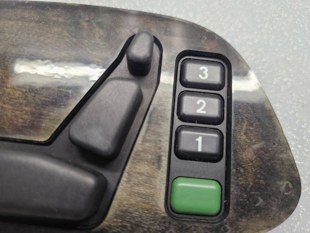 🔥97-03 MERCEDES CLK320 CLK430 FRONT RIGHT PASSENGER SEAT ADJUSTMENT SWITCH WOOD