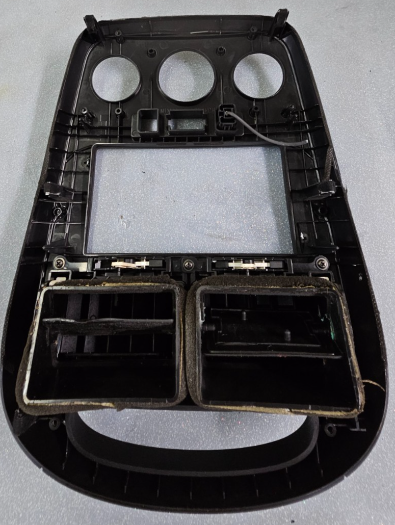 🔥07-09 Spectra Center Dash Radio Stereo Display Climate Trim Panel Bezel Black