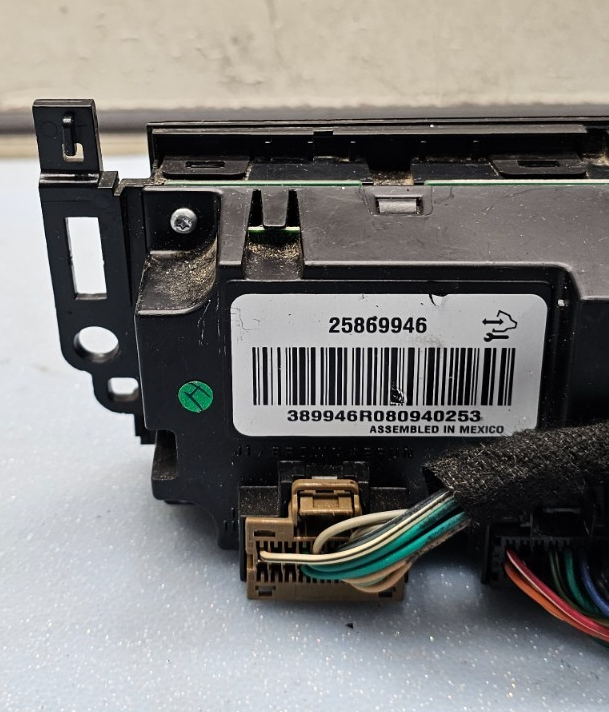 07-11 Silverado Sierra YUKON Dash Heater AC CLIMATE Control Temperature Digital