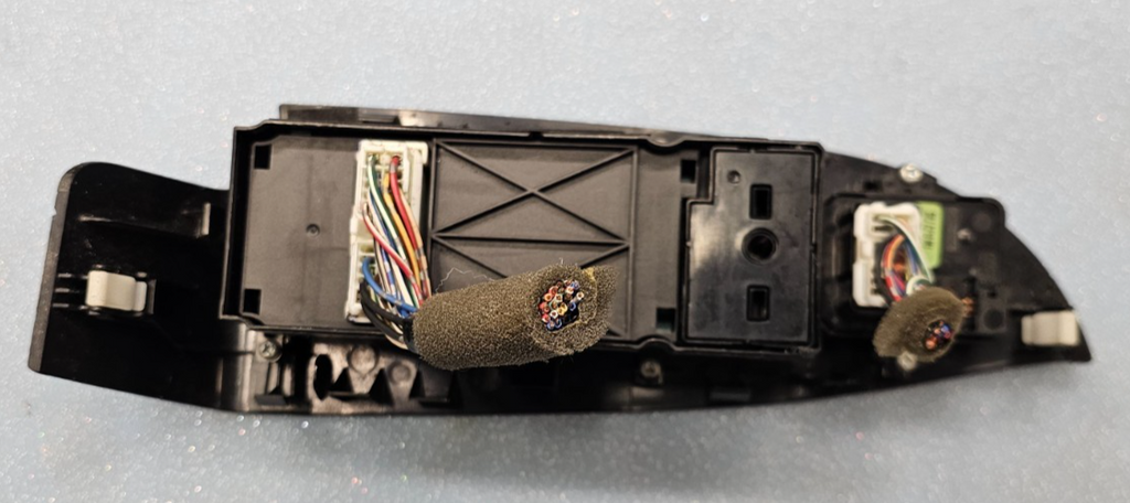 🔥05-10 Honda Odyssey Left Driver Door Power Window Switch LH Push Pull Silver