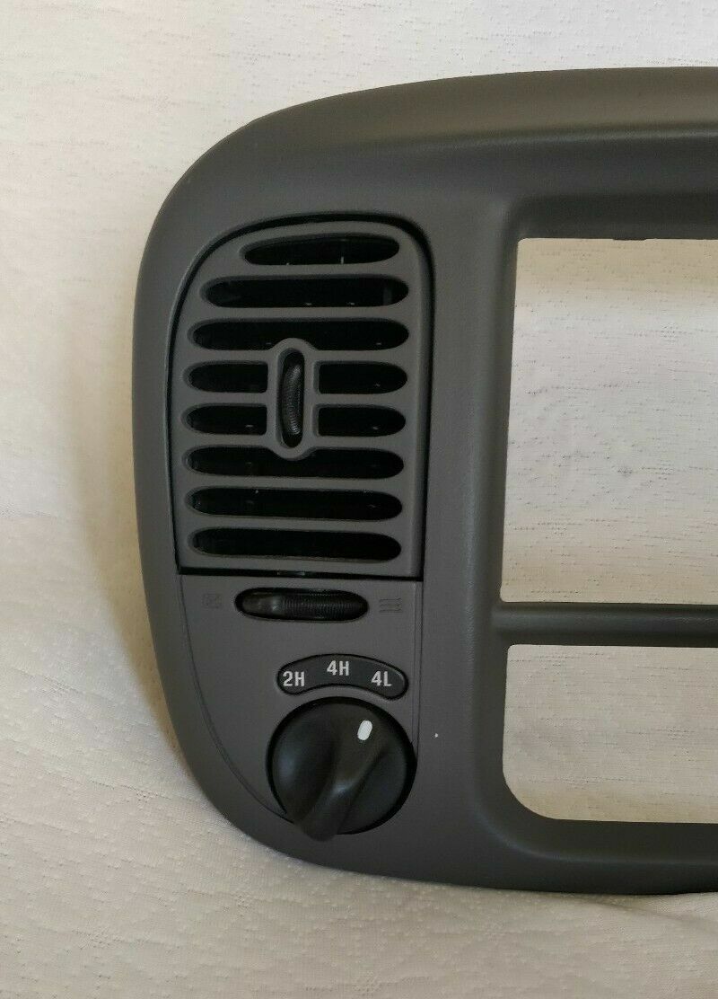 🔥97-03 Ford F150 Center Dash Radio Climate BEZEL Panel 🔴2H 4H 4L Line GRAY B1