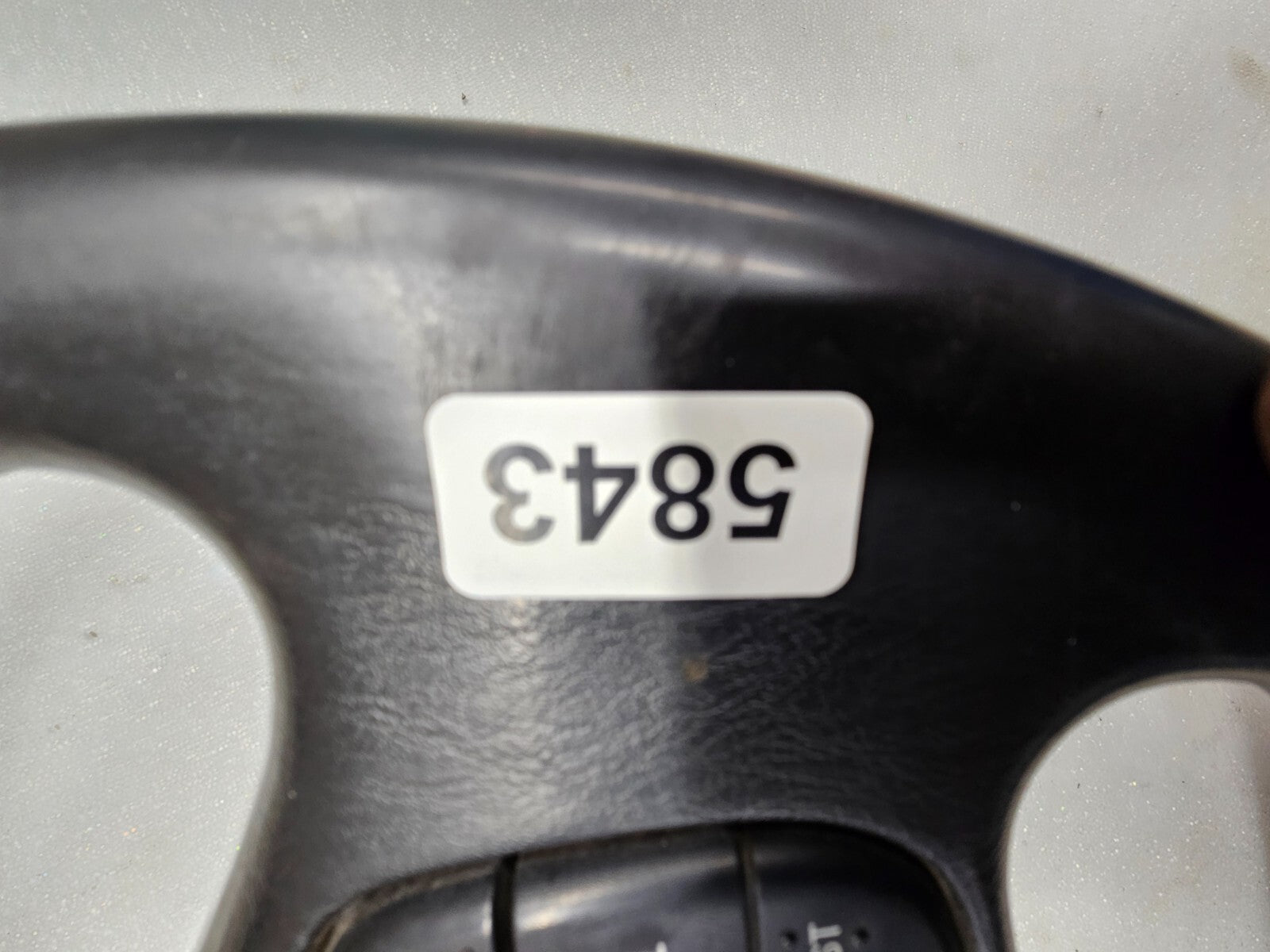 99-07 FORD F250 F350 SUPER DUTY PICKUP Steering Wheel Leather Column Black Shift