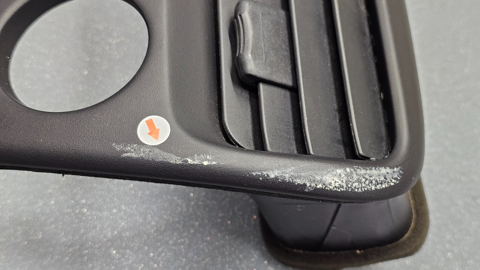 98-02 HONDA ACCORD FRONT CENTER DASH RADIO STEREO CLIMATE BEZEL TRIM PANEL BLACK