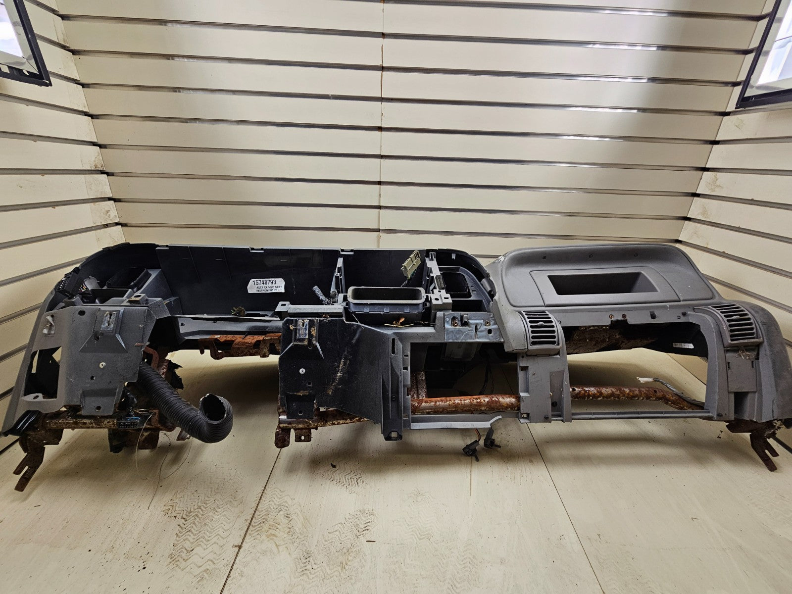 🔥95-99 CHEVY GMC SILVERADO C/K Dashboard DASH CORE Frame Mount UP Box GREY DB2