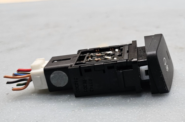 🔥05-22 Hyundai Tucson Fog Light Switch Control Assembly Black OEM