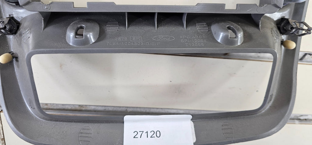 🔥95-10 Ranger EXPLORER AM FM Radio Stereo Display Dash Trim Bezel Silver B2